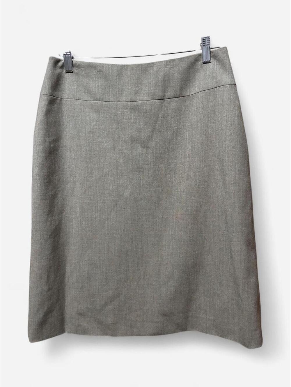 Banana Republic Women's Grey and Brown Skirt